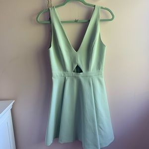 Mint Green Short Dress